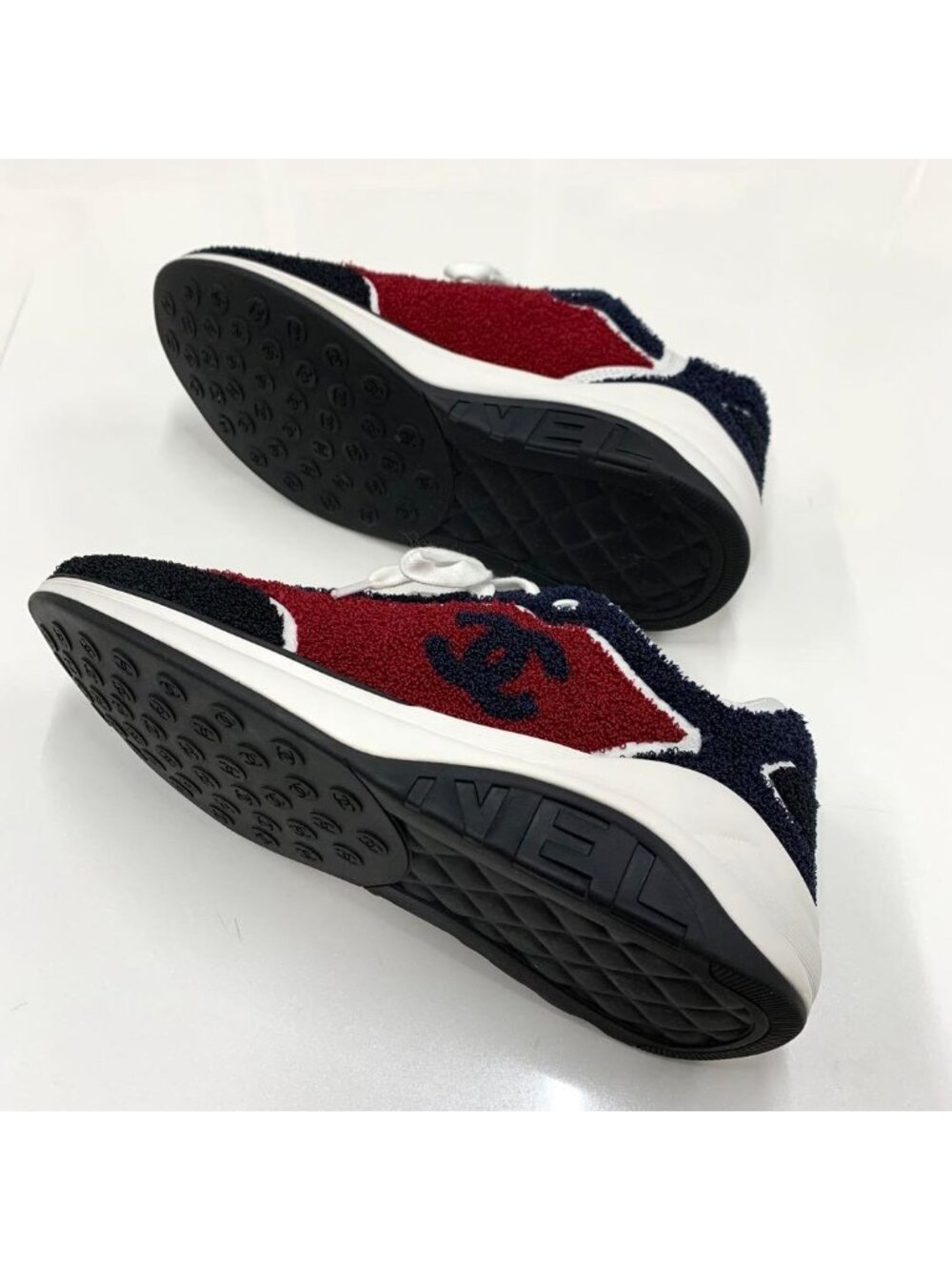 Chanel Pile Coco Mark Sneakers Multicolor - Picture 6 of 10